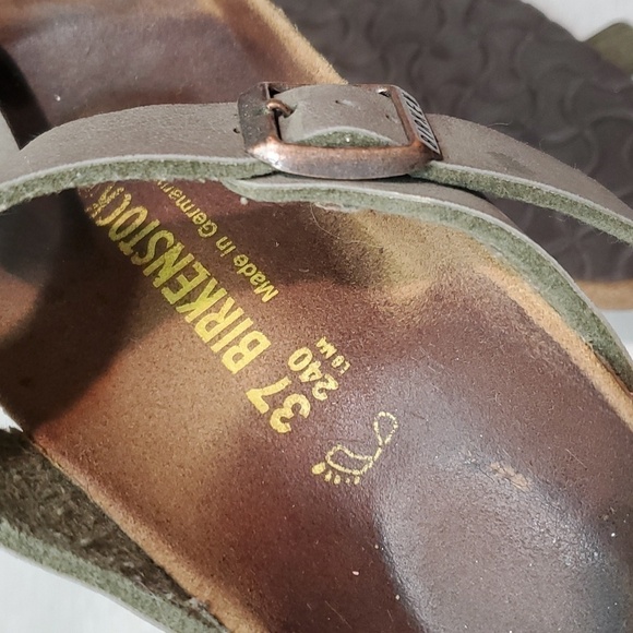 Birkenstock Women Thong Gizeh Sandals Flats shoes sz 37/6 - Picture 11 of 11